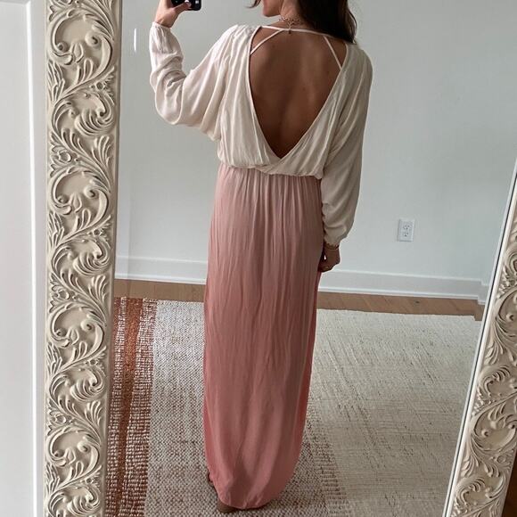 Free People Ombré Pebble Beach Maxi High Low Dress - Picture 5 of 5